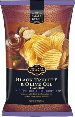 Ripple-Cut Kettle Chips, Black Truffle & Olive Oil