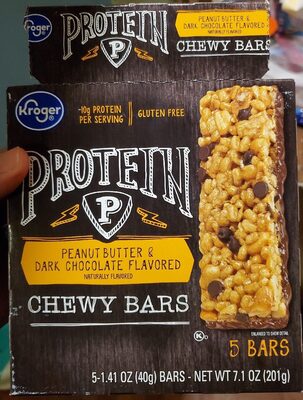 Protein Chewy Bars, Peanut Butter & Dark Chocolate