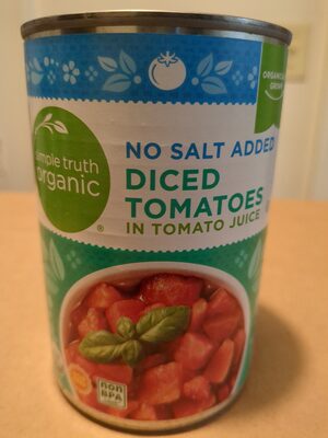 No Salt Added Diced Tomatoes In Tomato Juice, Tomato Juice