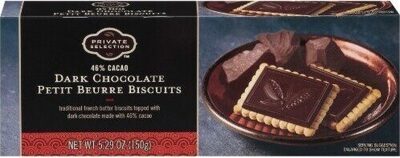 Dark Chocolate Petit Beurre Biscuits, Dark Chocolate