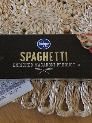 Enriched Macaroni Product, Spaghetti