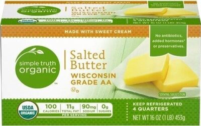 Salted Butter Grade Aa Wisconsin, Salted Butter