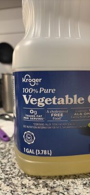 Pure Vegetable Oil