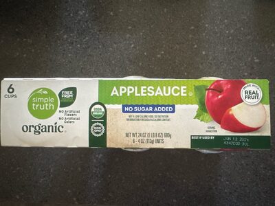 Unsweetened Applesauce, Unsweetened