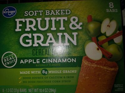 Fruit & Grain Cereal Bars, Apple & Cinnamon