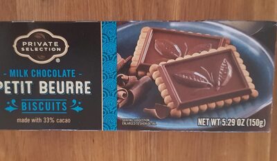 Milk Chocolate Petit Beurre Biscuits, Milk Chocolate