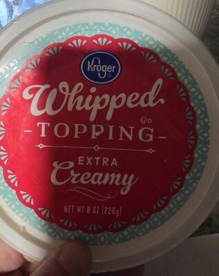 Kroger, Extra Creamy Whipped Topping