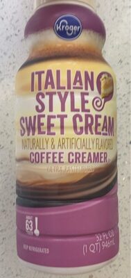 Coffee Creamer, Italian Style Sweet Cream