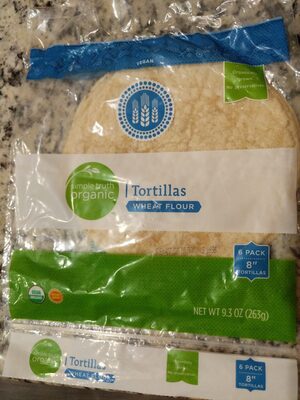 Organic Tortillas Wheat Flour