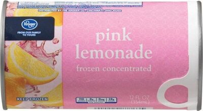 Kroger, Frozen Concentrated, Pink Lemonade, Pink Lemonade