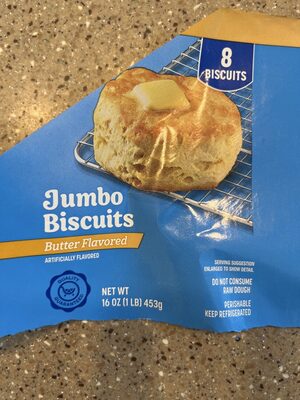 Butter Flavored Jumbo Biscuits, Butter