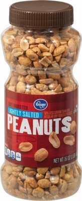 Kroger, Dry Roasted Lightly Salted Peanuts