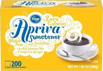 Apriva Sweetener With Sucralose, Apriva Sweetener