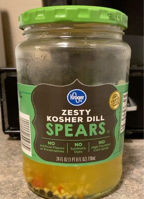 Zesty Kosher Dill Spears, Zesty