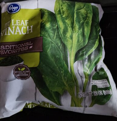 Kroger, Traditional Favorites Cut Leaf Spinach