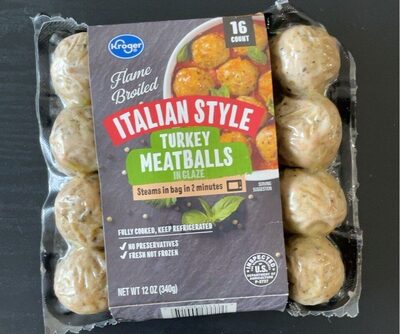 Italian Style Turkey Meatballs, Italian Style