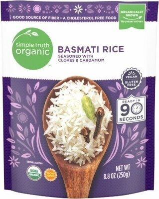 Basmati Rice Seasoned With Cloves & Cardamom, Basmati Seasoned With Cloves & Cardamom