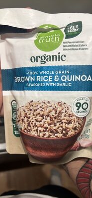 Garlic Flavored 100% Whole Grain Brown Rice & Quinoa, Garlic