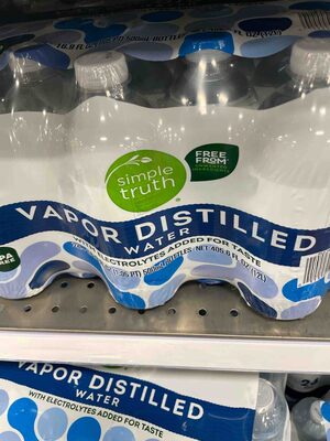 Vapor Distilled Water
