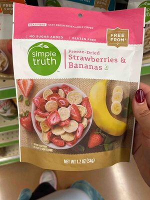 Freeze-Dried Strawberries & Bananas