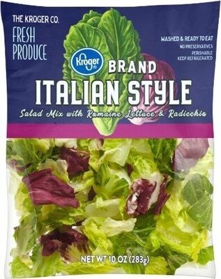 Kroger, Fresh Selections, Italian Style Blend, Romaine Lettuce & Radicchio
