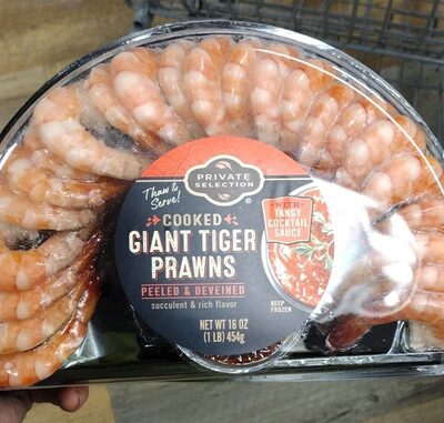 Succulent & Rich Peeled & Deveined Cooked Giant Tiger Prawns, Succulent & Rich