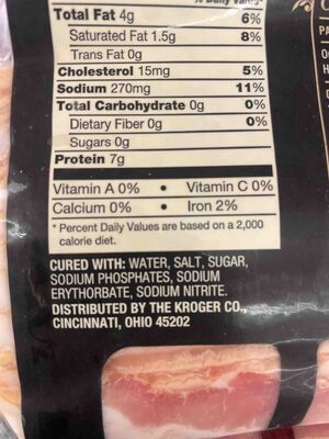 Hardwood Smoked Center Cut Bacon, Hardwood Smoked