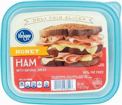 Deli Thin Sliced Honey Ham With Natural Juices