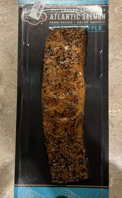 Cracked Pepper Hot Smoked Norwegian Atlantic Salmon, Cracked Pepper