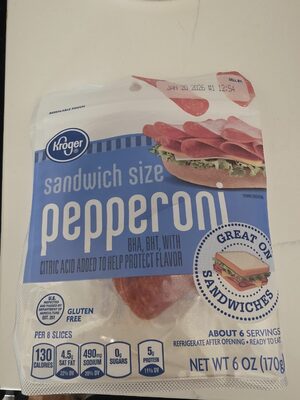 Sandwich Size Pepperoni