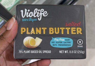 Salted 79% Plant Butter Based Oil Spread, Salted
