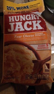 Four Cheese Mashed Idaho Potatoes Blended With Cheddar, Romano, Parmesan & Blue Cheeses, Four Cheese