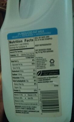 Roundy's, Select, 2% Reduced Fat Milk