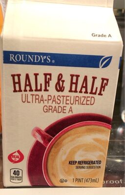 Roundy's, Ultra-Pasteurized Homogenized Half & Half