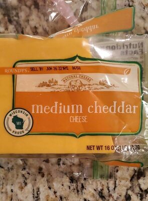 Medium Cheddar Cheese, Medium Cheddar