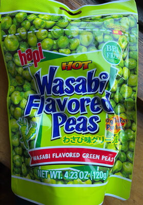 Hot Wasabi Flavored Green Peas, Wasabi