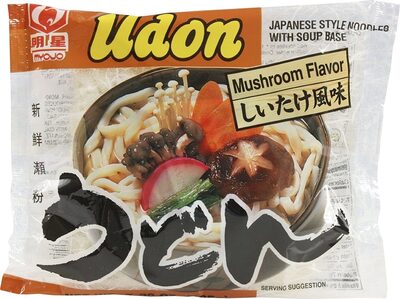 Mushroom Flavor Authentic Japanese Udon Noodles, Mushroom