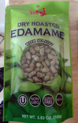 Dry Roasted Edamame With Sea Salt, Dry Roasted With Sea Salt