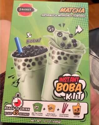 Matcha Instant Boba Kit, Matcha