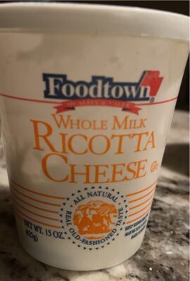 Whole Milk Ricotta Cheese