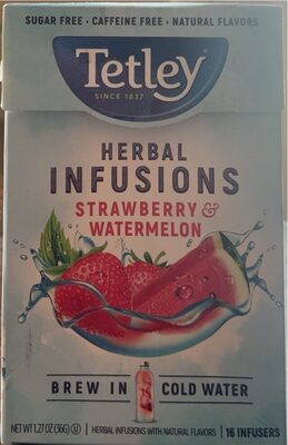 Strawberry & Watermelon Herbal Infusions, Strawberry; Watermelon