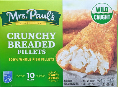 Crunchy Breaded Fillets, Crunchy Breaded