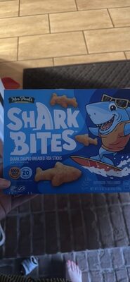 Shark Shaped Breaded Fish Sticks