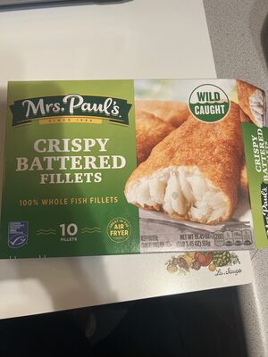 Crispy Battered Wild Caught Fillets, Crispy Battered