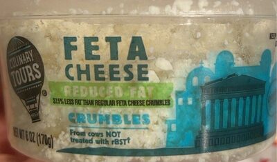 Feta Reduced Fat Cheese Crumbles, Feta