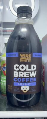 Dark Roast Cold Brew 100% Arabica Coffee, Dark Roast