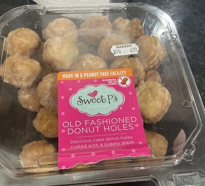 Old Fashioned Delicious Cake Donut Holes Coated With A Sugary Glaze, Old Fashioned