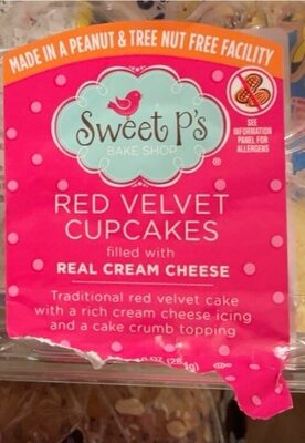 Red Velvet Cupcakes Filled With Real Cream Cheese With A Rich Cream Cheese Icing And A Cake Crumb Topping, Red Velvet