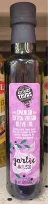 Garlic Infused Spanish Extra Virgin Olive Oil, Garlic Infused