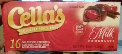 Delicious Covered With Real Milk Chocolate Cherries, Cherry